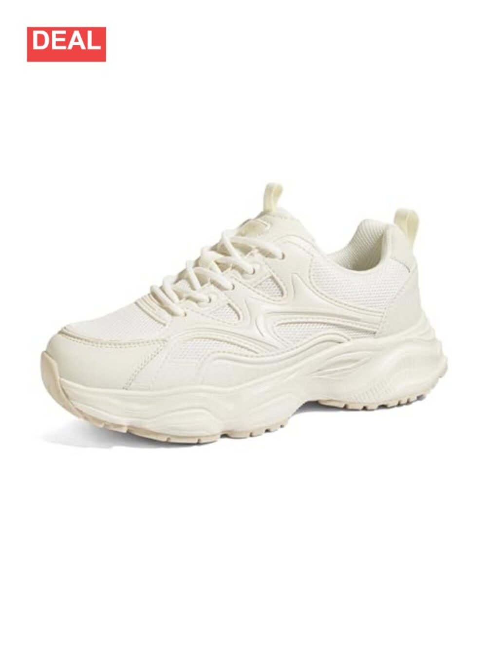 Platform Chunky Sneakers Breathable Mesh Walking Shoes